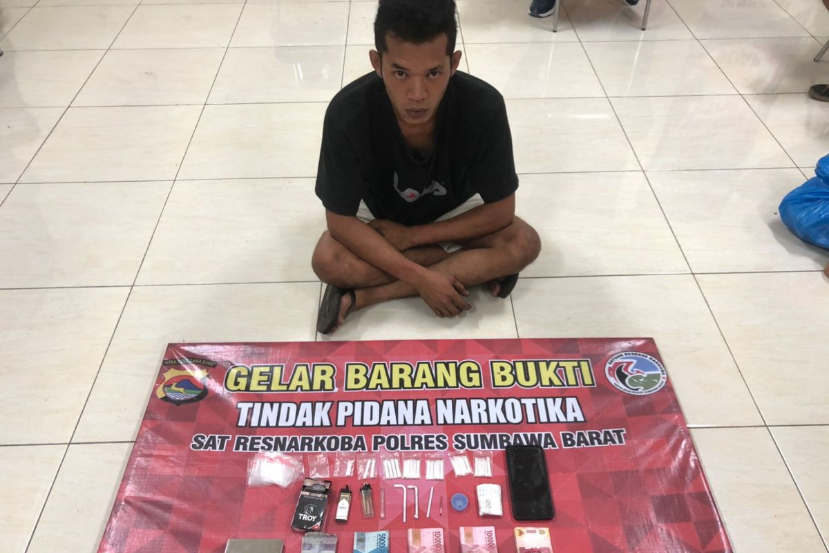 Penjual 27 poket sabu di Sumbawa Barat diciduk polisi