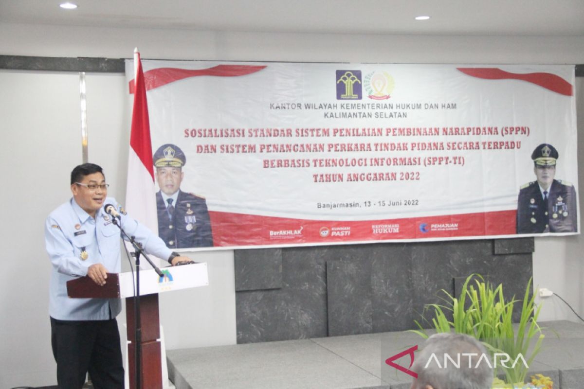 Kanwil Kemenkumham Kalsel sosialisasikan SPPN dan SPPT-TI