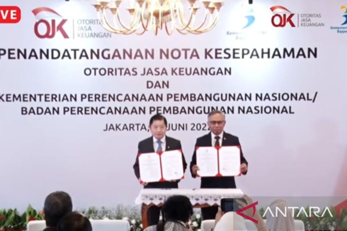 OJK-Bappenas sinergikan kebijakan jasa keuangan & rencana pembangunan