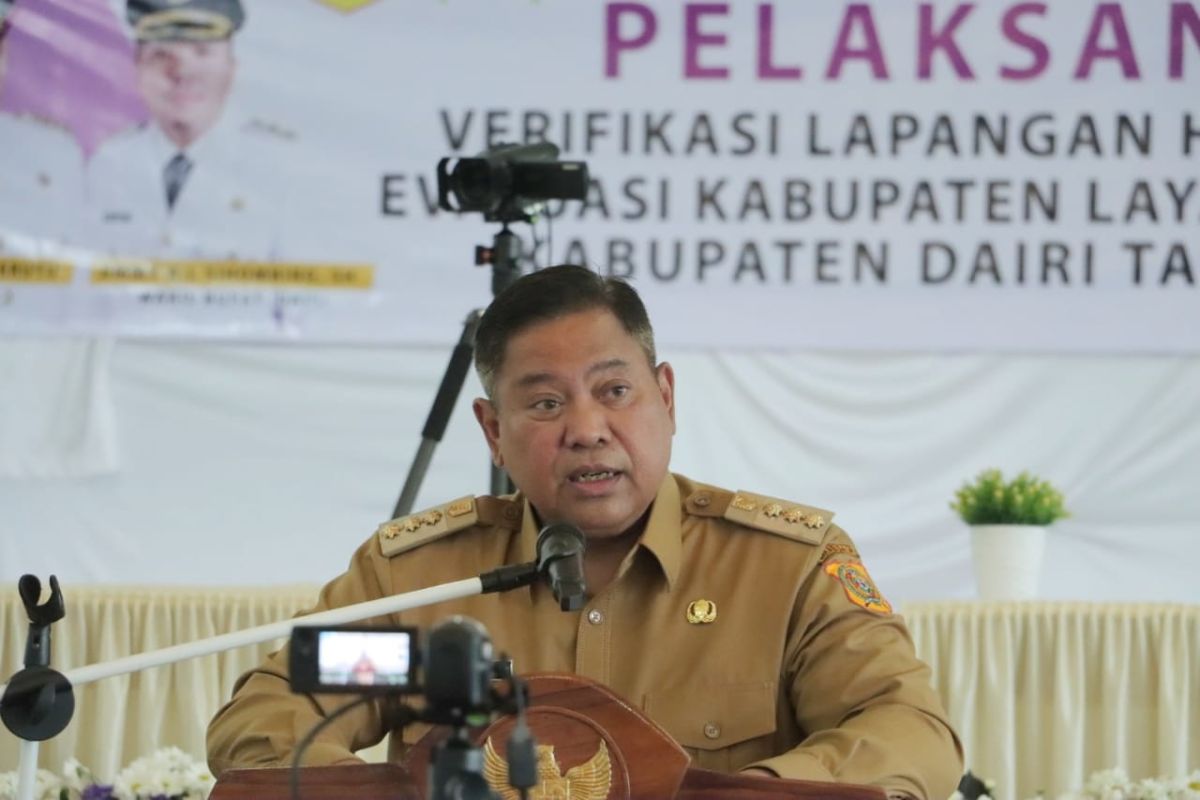 Kabupaten Dairi ikuti verifikasi lapangan Hybrid (VLH) Evaluasi Kabupaten Layak Anak