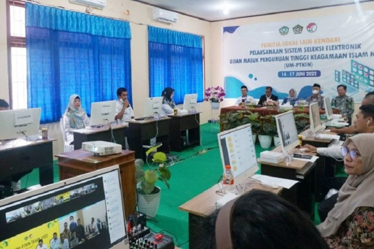 Sebanyak 907 calon mahasiswa IAIN Kendari ikuti seleksi secara daring