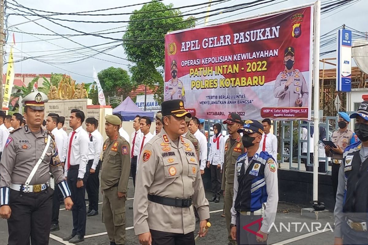 Polres Kotabaru gelar operasi patu intan 2022