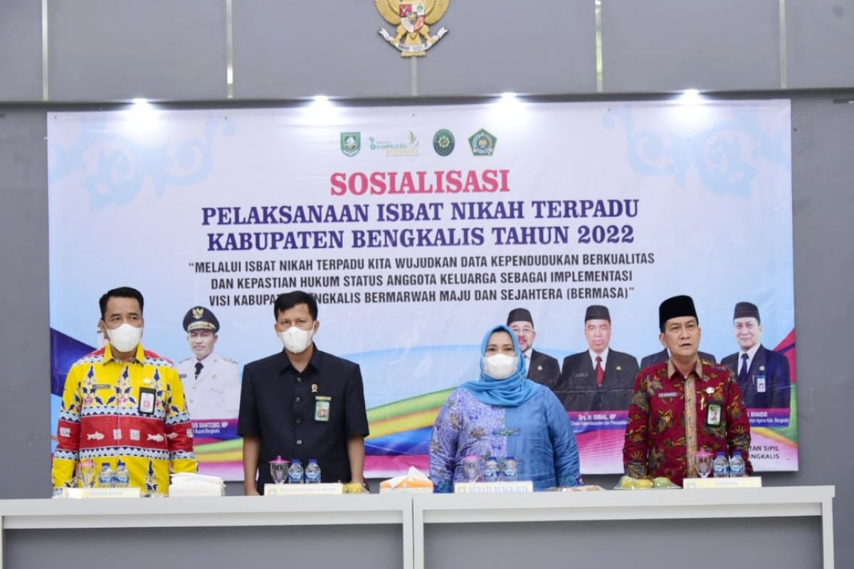 Buka sosialisasi isbat nikah, ini harapan Bupati Bengkalis