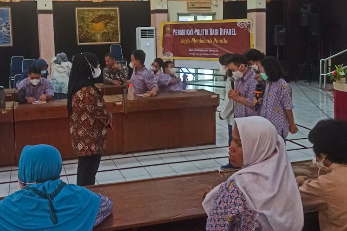 Pastikan hak pilih penyandang disabilitas, Yogyakarta gelar pendidikan politik