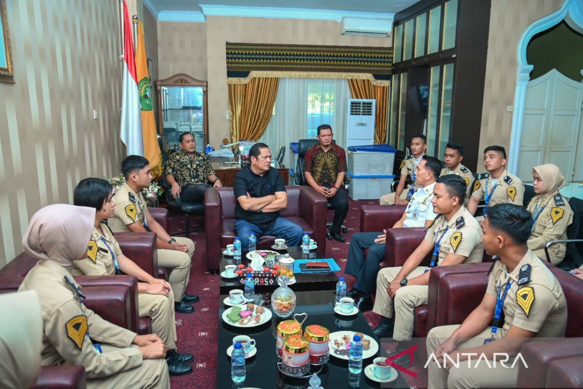 Wali Kota Padang Sidempuan terima kunjungan Taruna STTD Bekasi