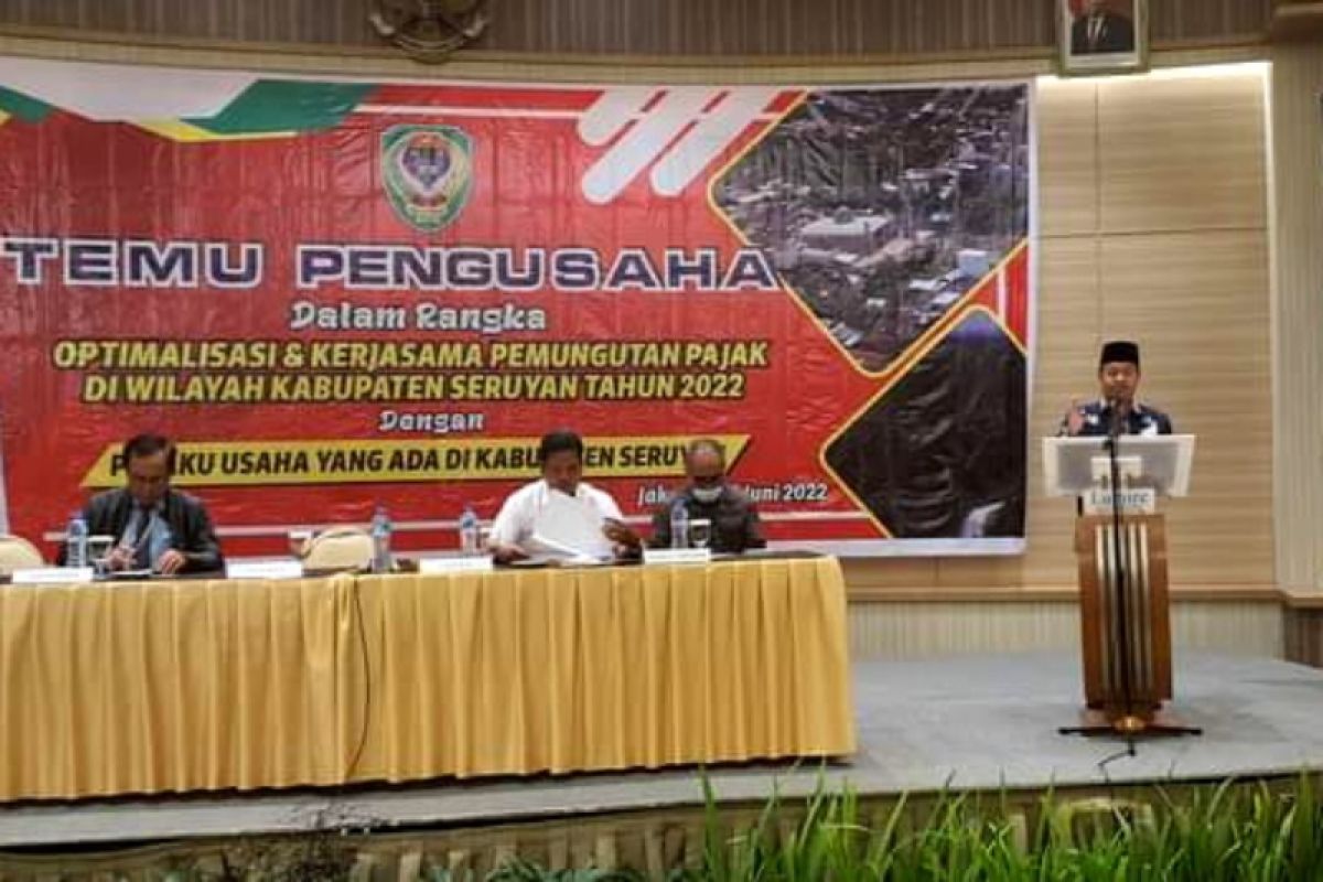 Bupati Seruyan undang pengusaha bahas peningkatan serapan pajak