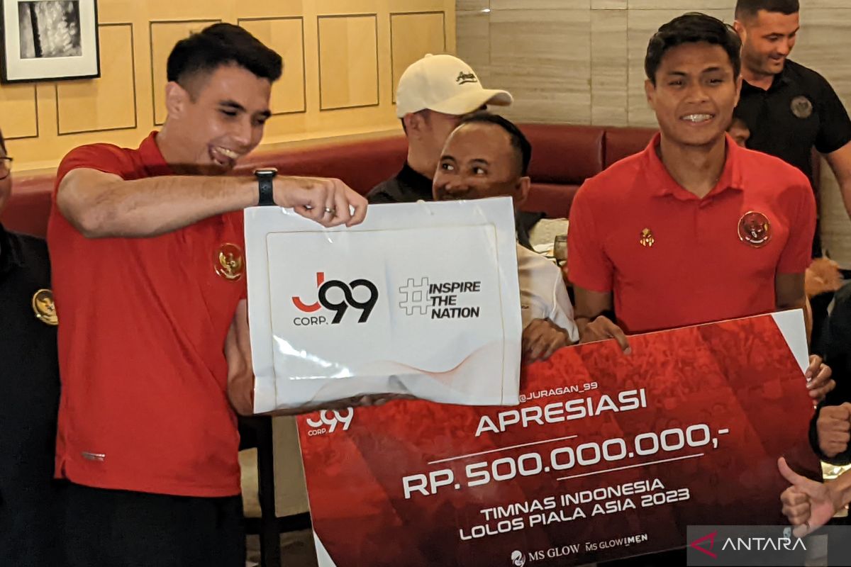 Lolos Piala Asia 2023 Timnas dapat bonus Rp2 miliar