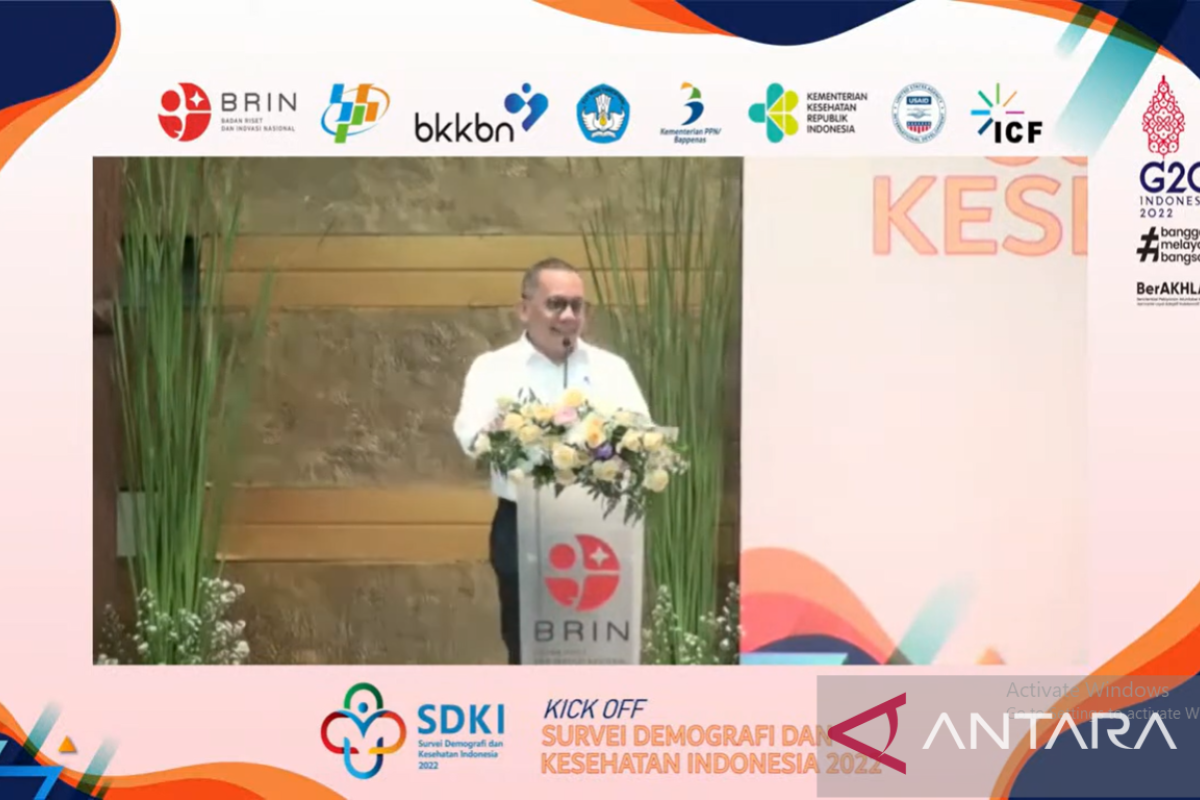 BRIN kerja sama dengan BPS dan BKKBN lakukan SDKI 2022