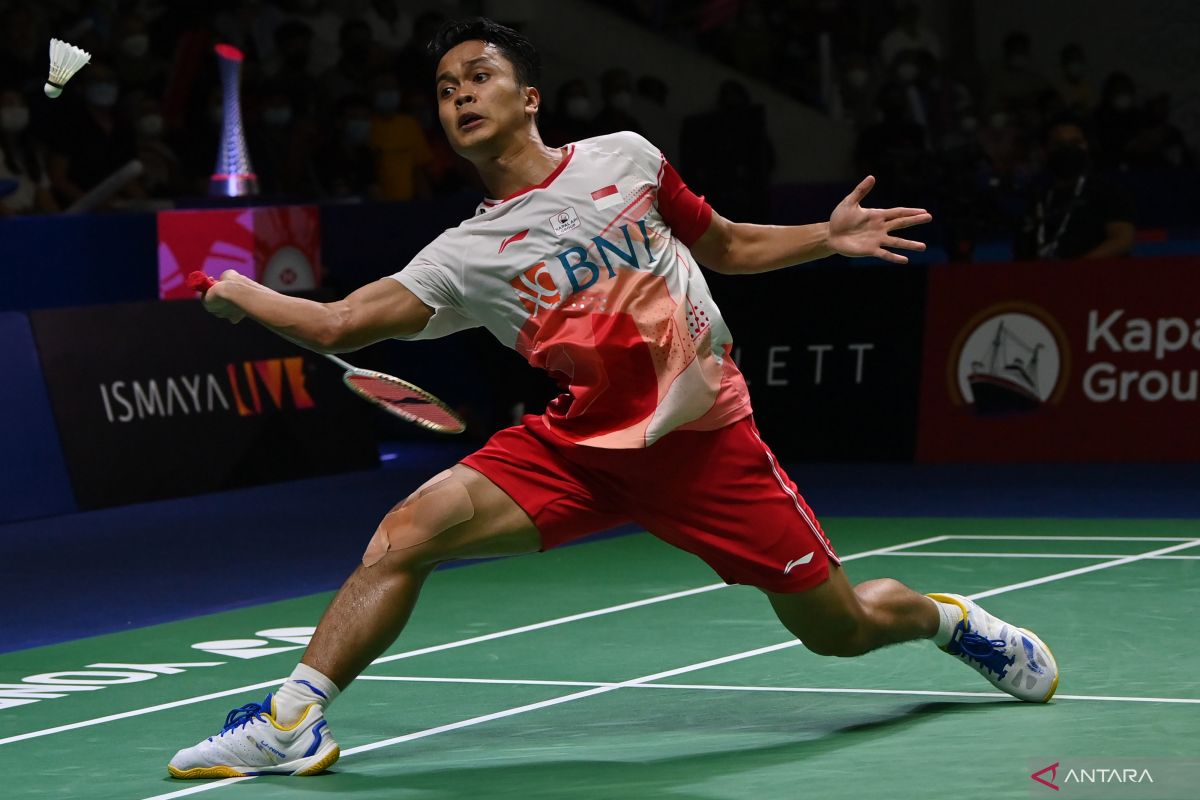 Ginting ke perempat final setelah kalahkan Shi Yu Qi