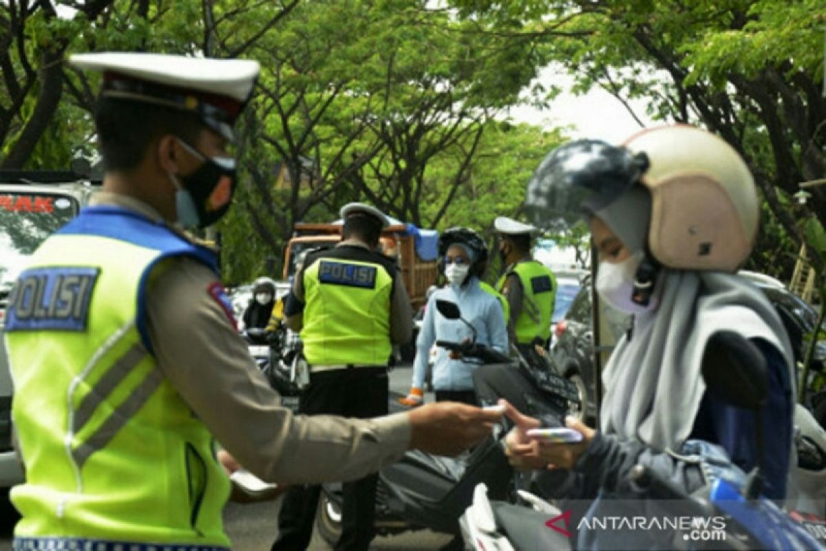 Polrestabes Makassar menindak 2.381 pelanggar saat Operasi Patuh 2022