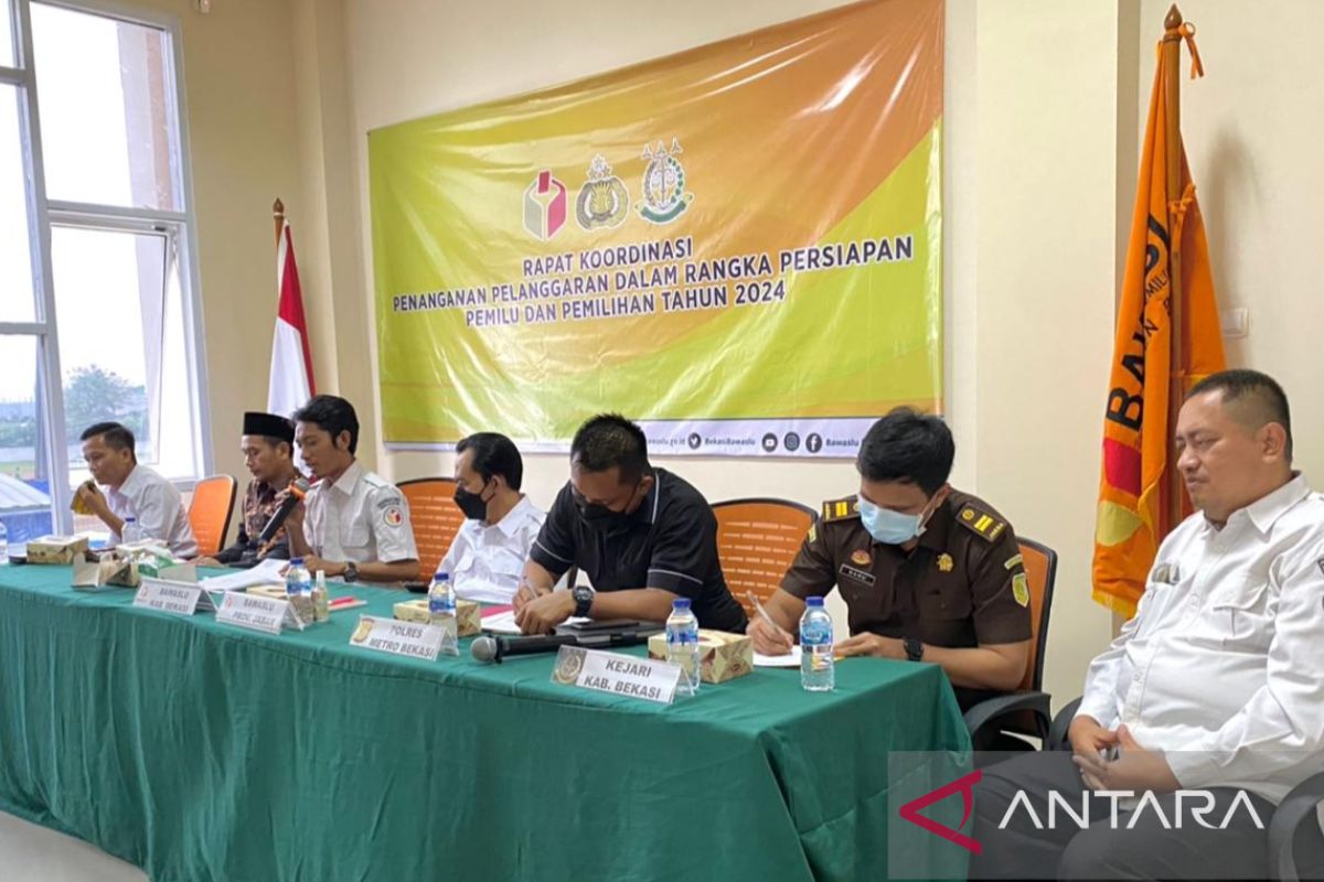 Bawaslu Bekasi bentuk Sentra Gakkumdu pemilu 2024