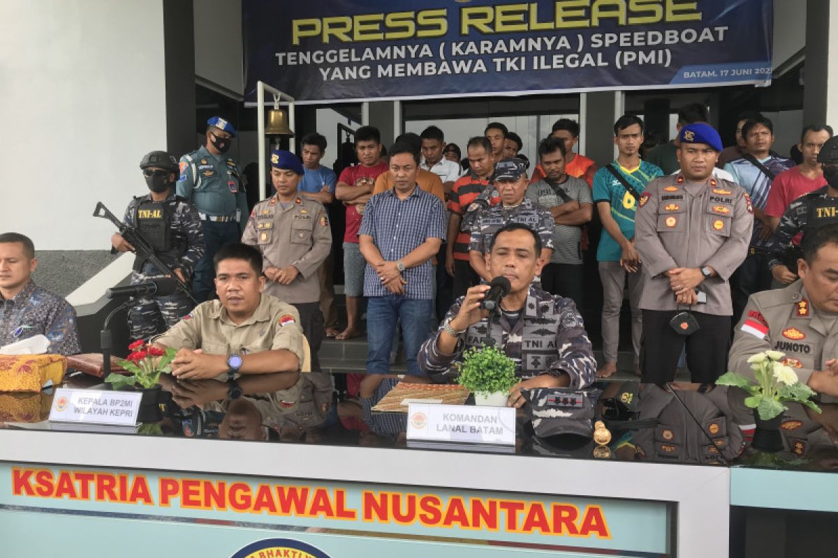 TNI AL dalami keterlibatan tekong kapal pembawa 30 PMI ilegal