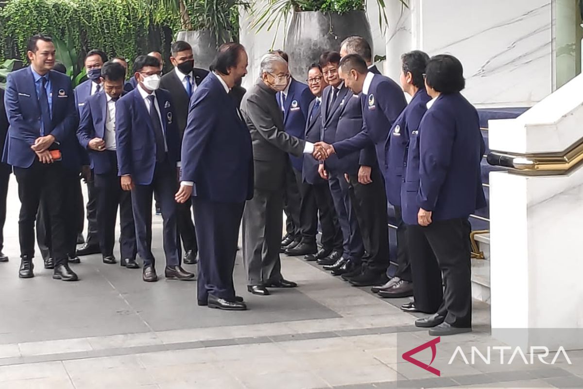 Mantan PM Malaysia Mahathir Mohamad  kunjungi Kantor DPP NasDem di Jakarta