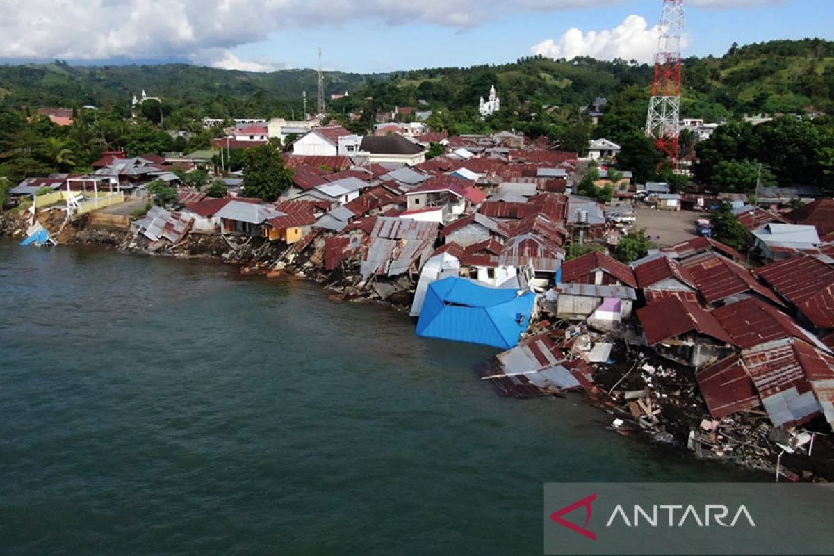 116 keluarga terdampak abrasi di Amurang bisa segera tempati hunian sementara