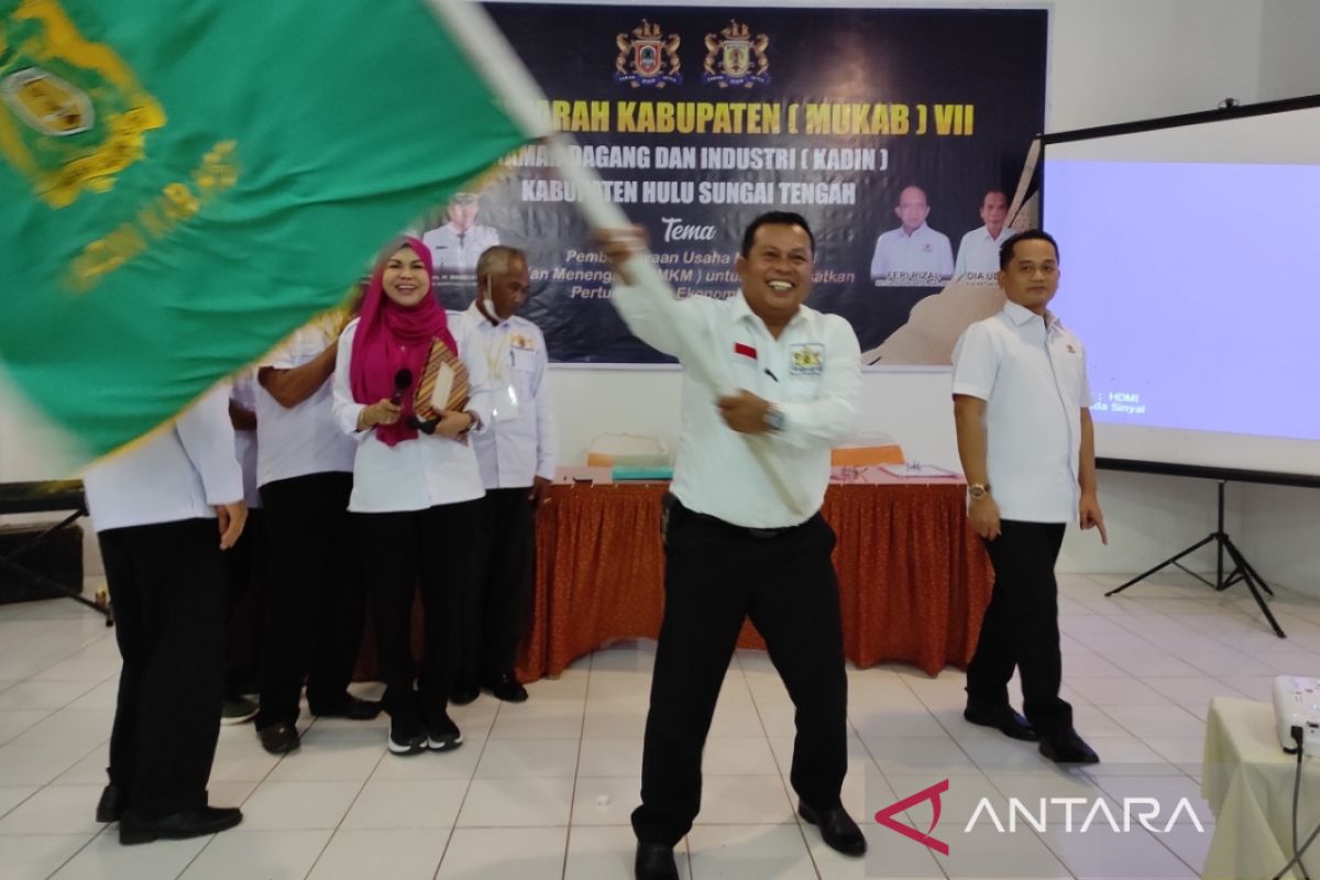 H Antung Arsyad terpilih secara aklamasi sebagai Ketua KADIN HST