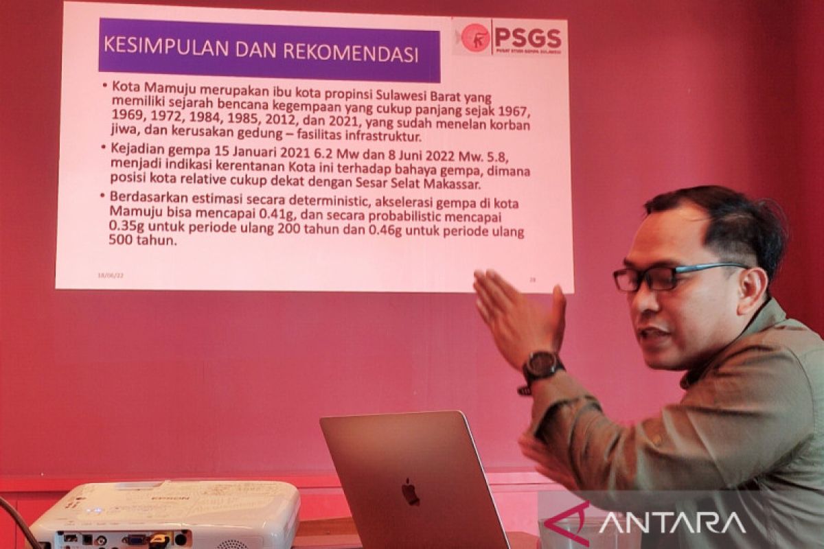 PSGS dorong pemenuhan mitigasi dampak gempa Mamuju