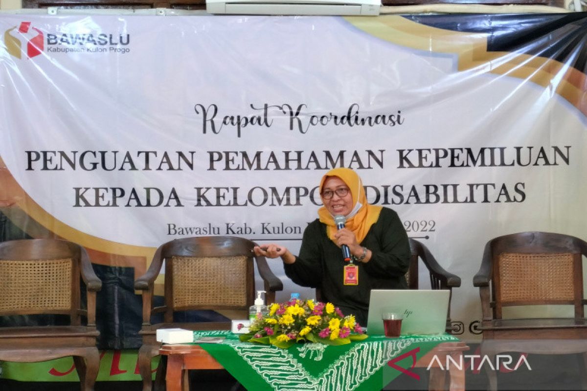 KPU Kulon Progo menargetkan partisipasi disabilitas di atas 50 persen