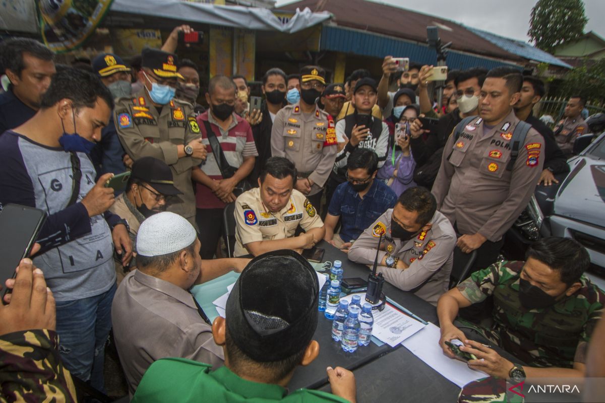 Polresta Banjarmasin kawal keamanan proses revitalisasi Pasar Batuah
