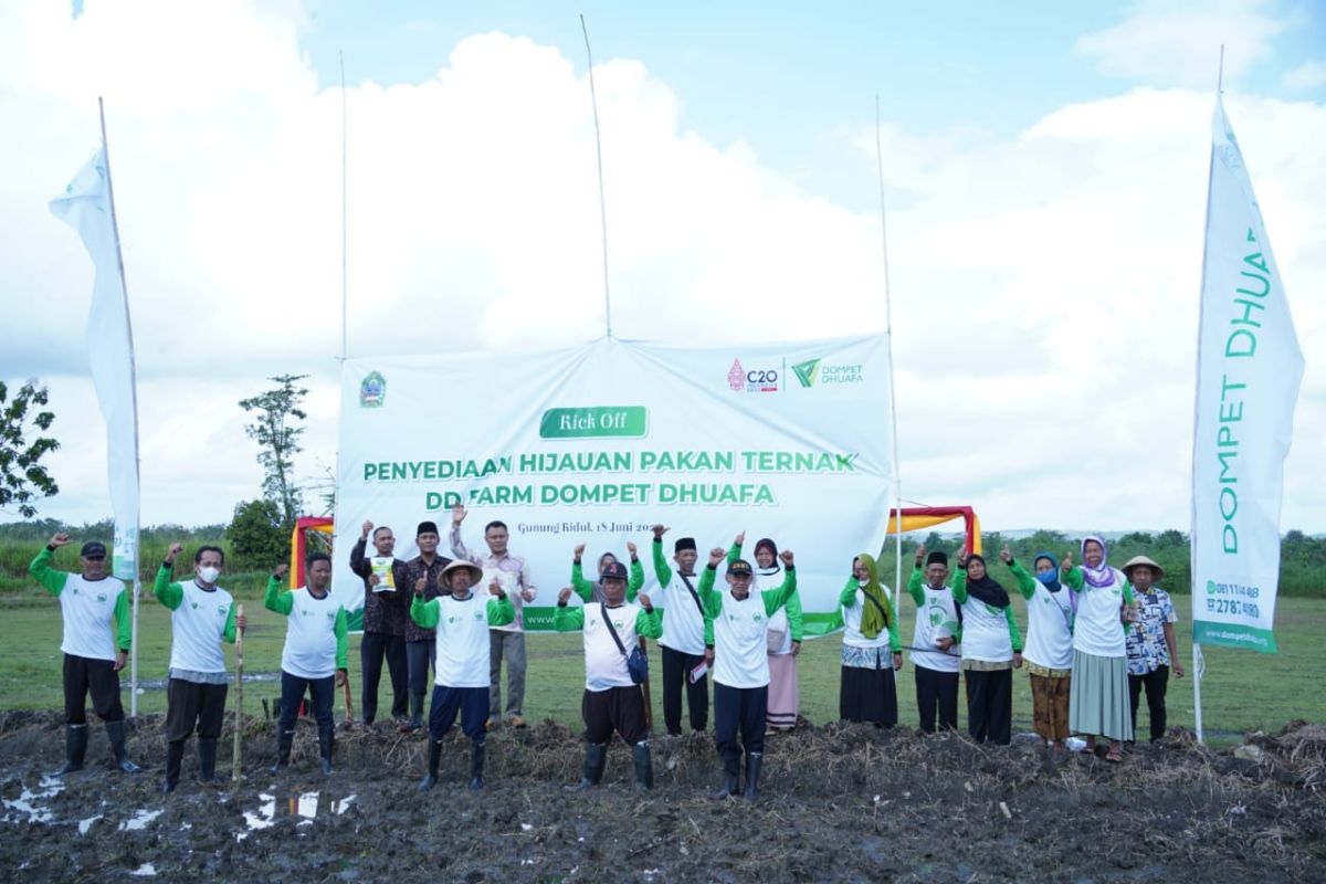 Dompet Dhuafa resmikan program penyediaan pakan ternak di Gunungkidul