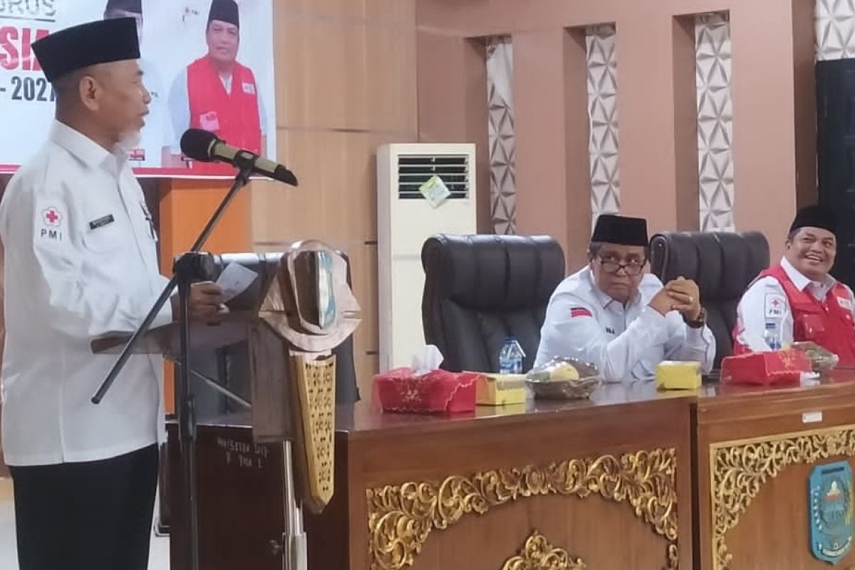 Bupati Merangin sebut PMI harus memberi kontribusi dan semangat baru