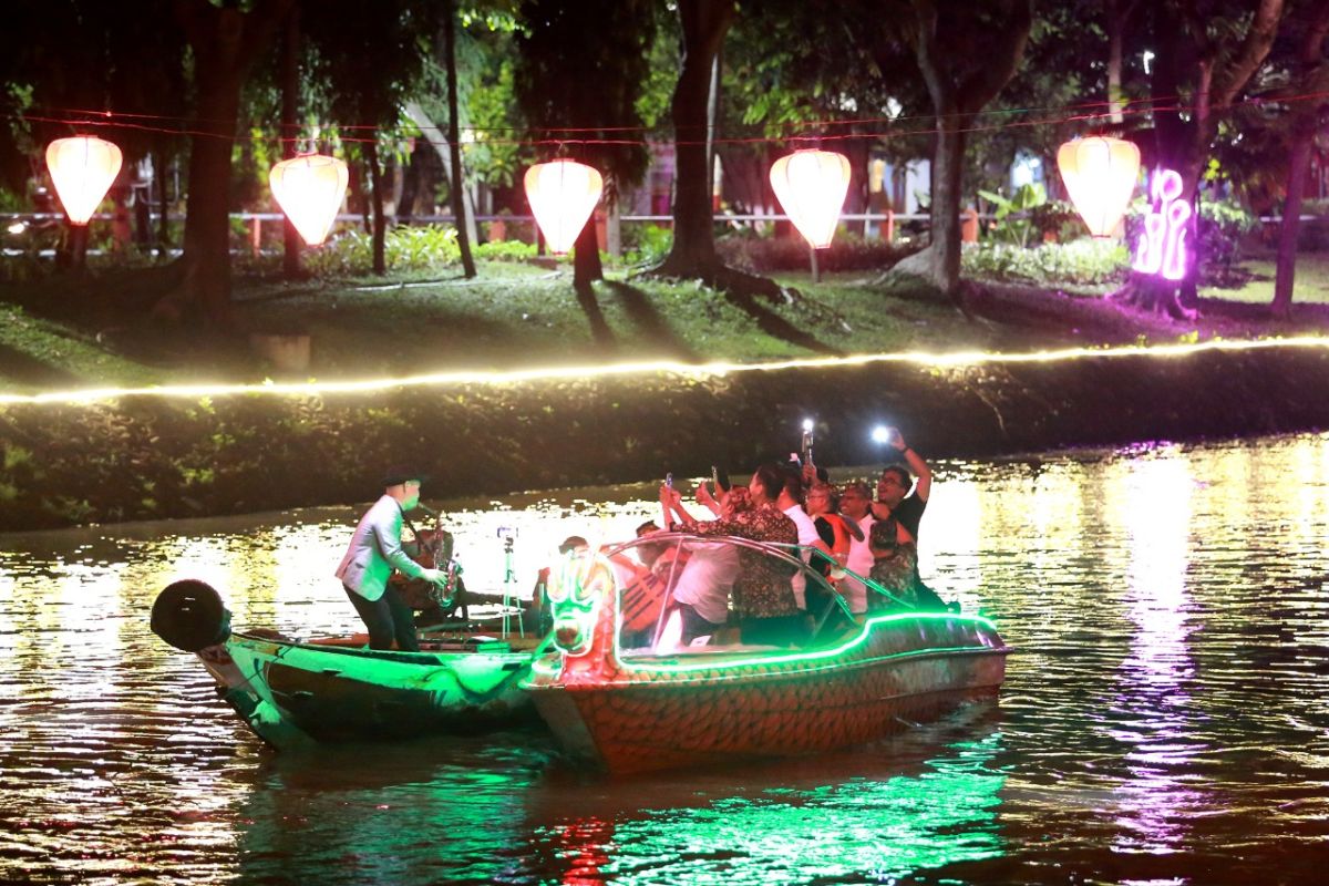 Rute wisata susur Sungai Kalimas Surabaya diusulkan ditambah