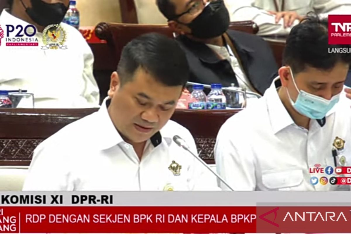 Komisi XI DPR sepakati pagu indikatif BPK Rp3,87 triliun di 2023