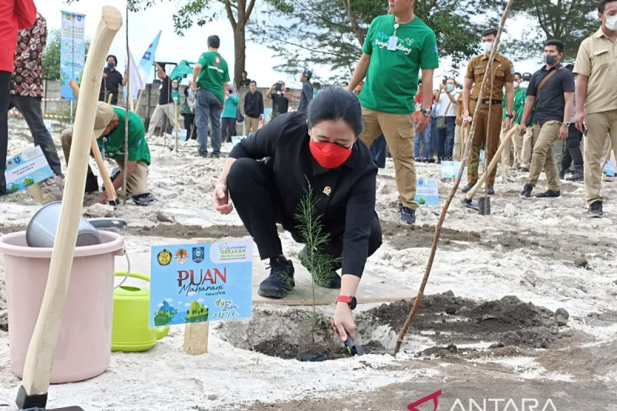 Puan Maharani apresiasi Gerakan Hijau Biru Babelku