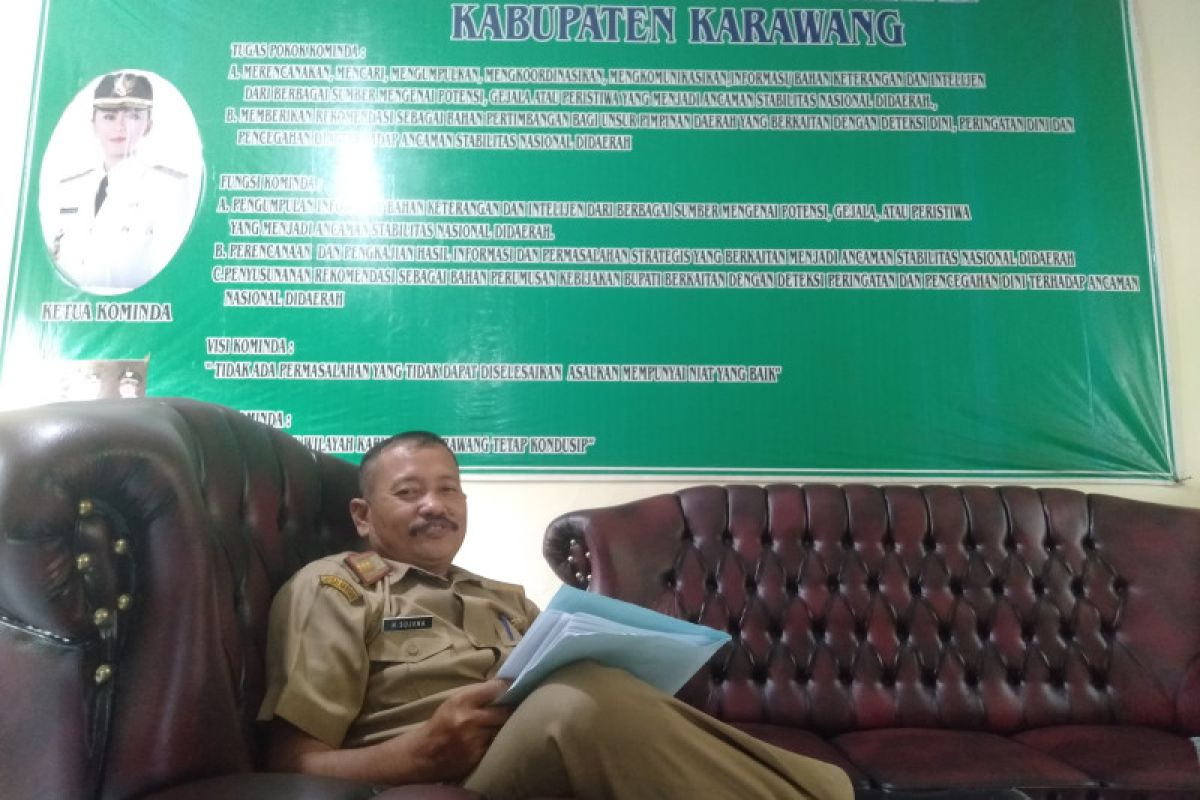 Anggaran dana bantuan parpol di Kabupaten Karawang melonjak