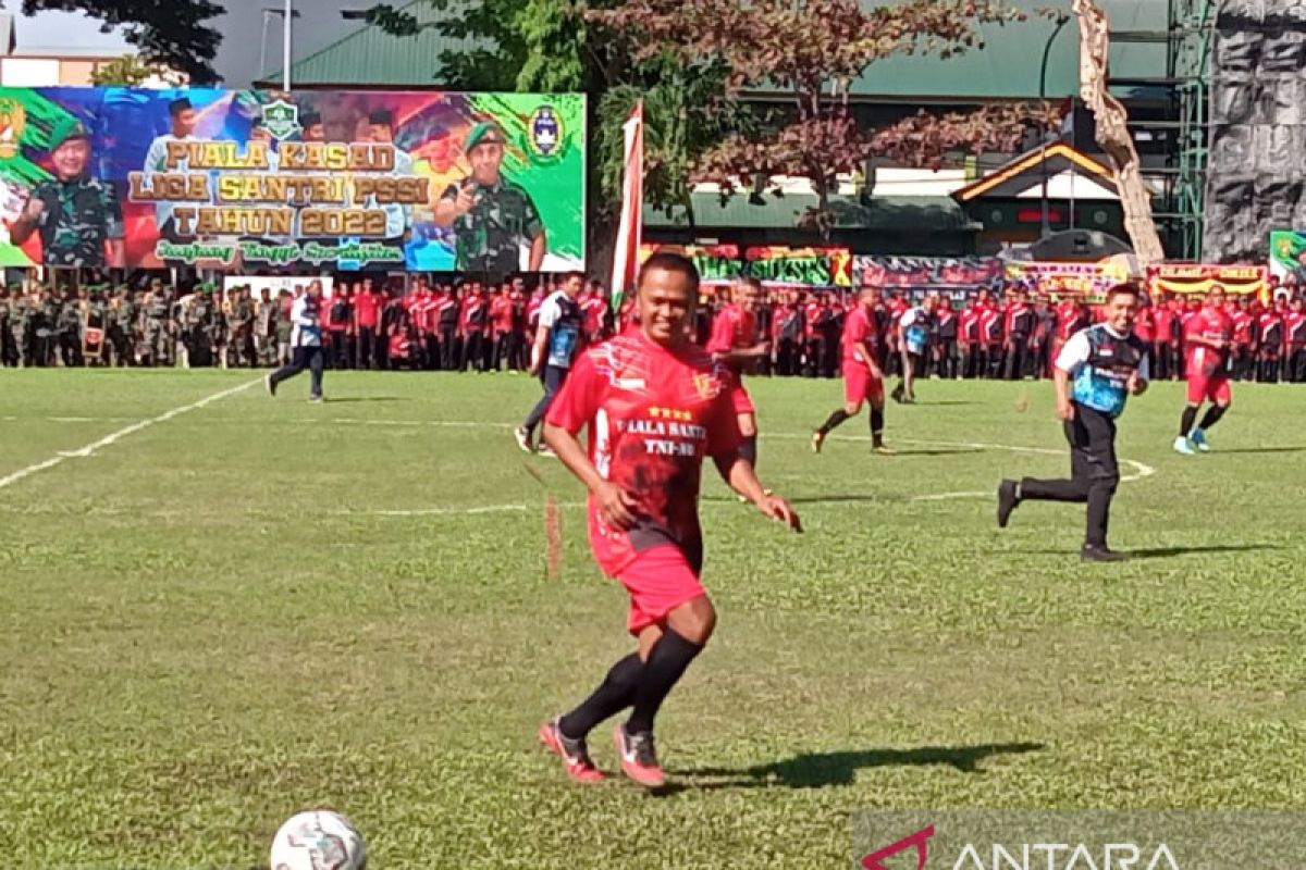 KASAD sebut Liga Santri PSSI awal lahirnya atlet profesional