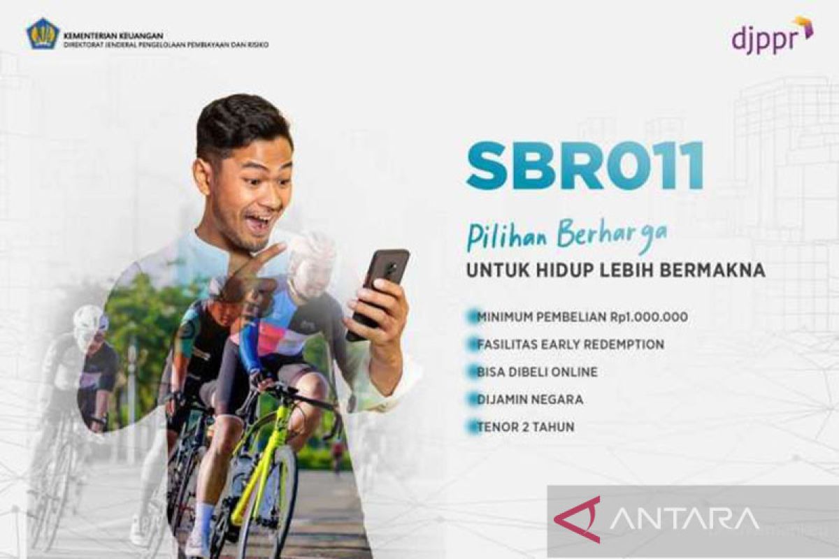 Kemenkeu tetapkan hasil penjualan SBR011 capai Rp13,91 triliun