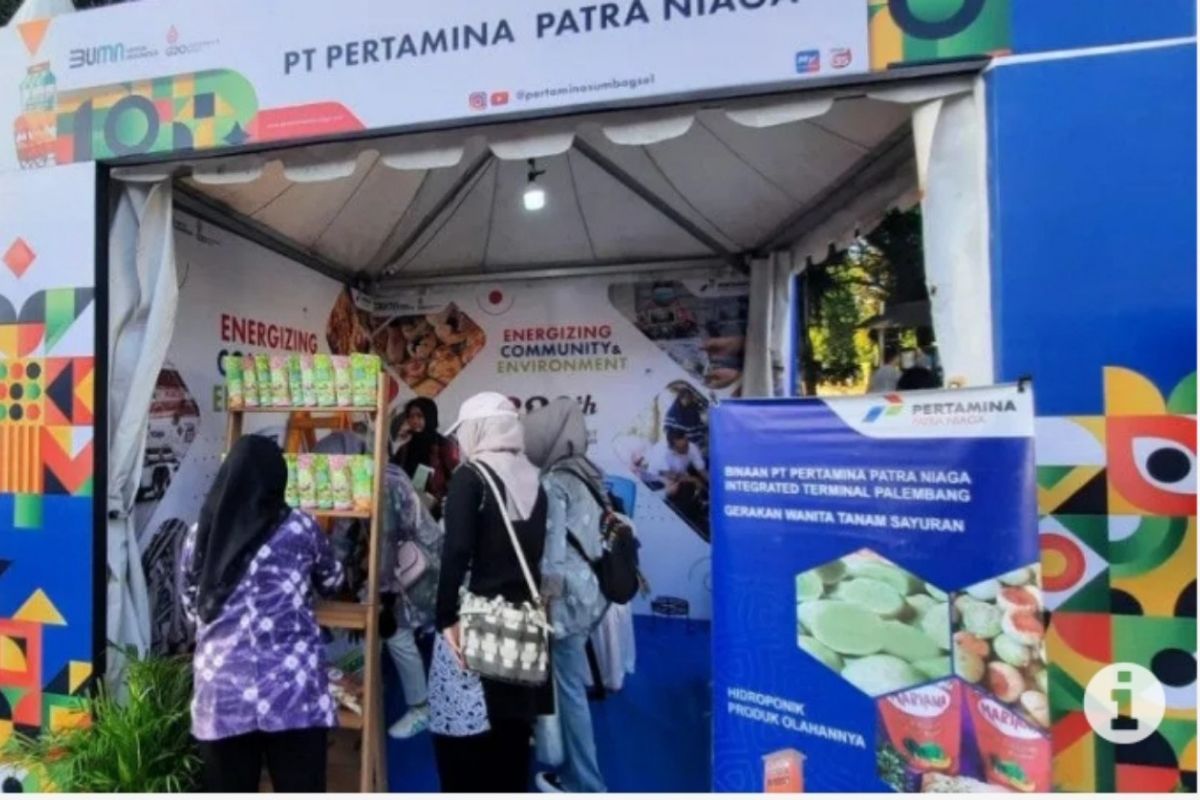 UMKM Mitra Binaan Pertamina Patra Niaga Sumbagsel meriahkan HUT Kota Palembang