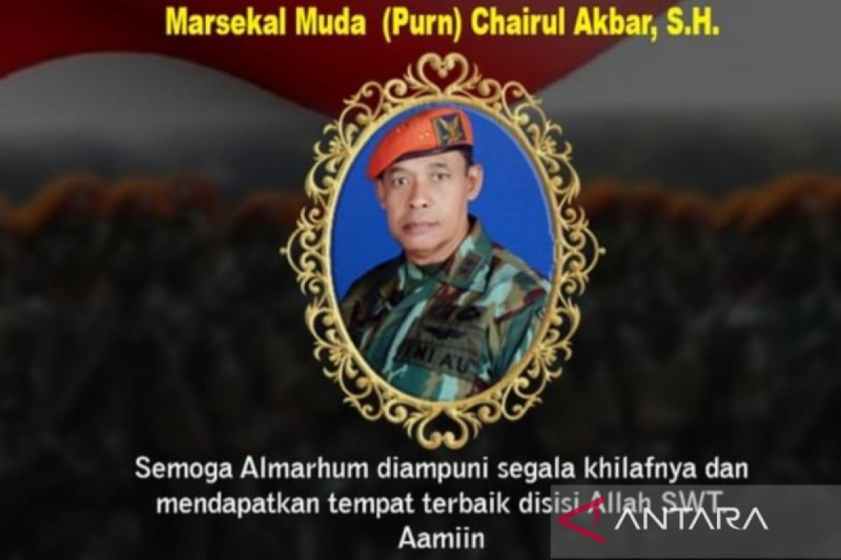 Kopasgat TNI AU berduka cita atas wafatnya Marsda TNI (Purn) Chairul Akbar