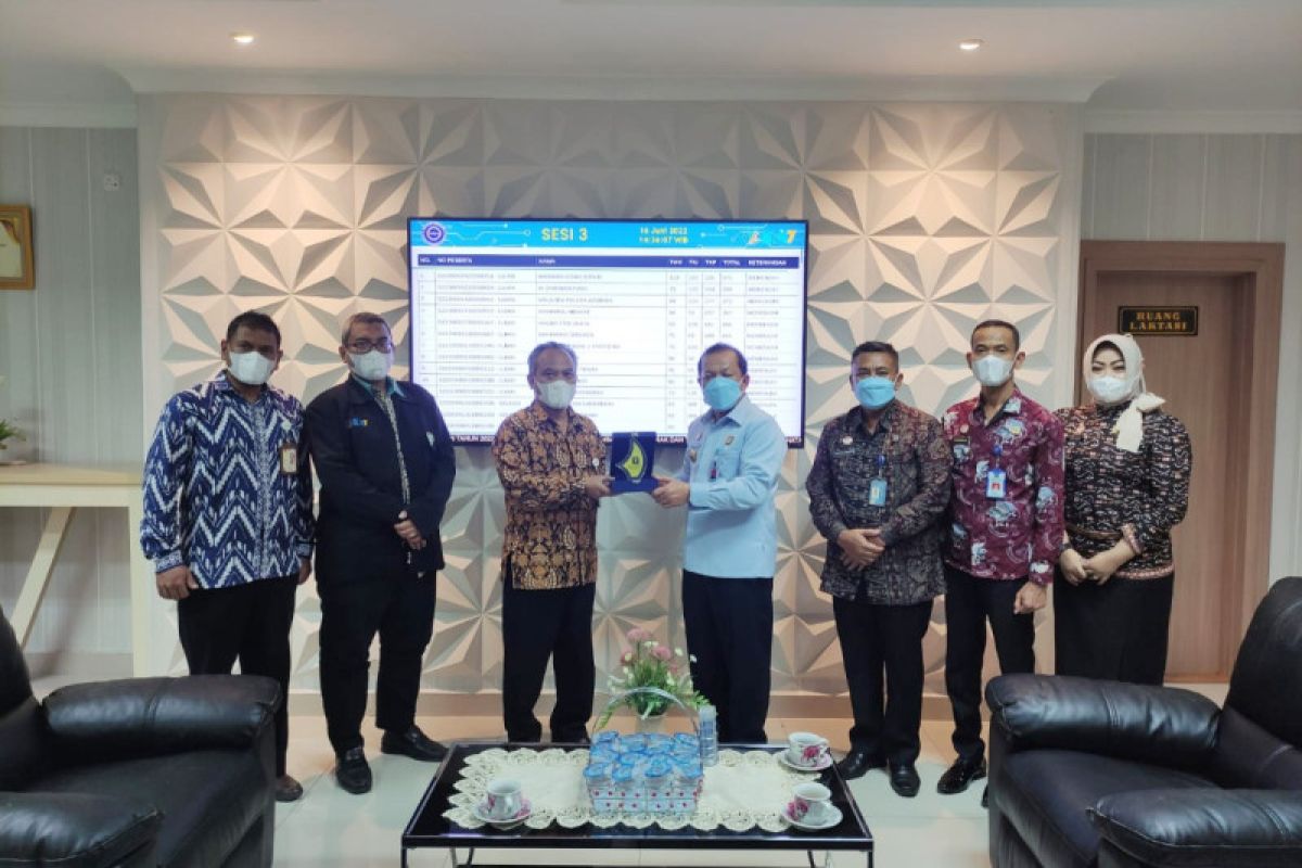 Kakanwil Kemenkumham Sumsel sambangi BKN VII Palembang