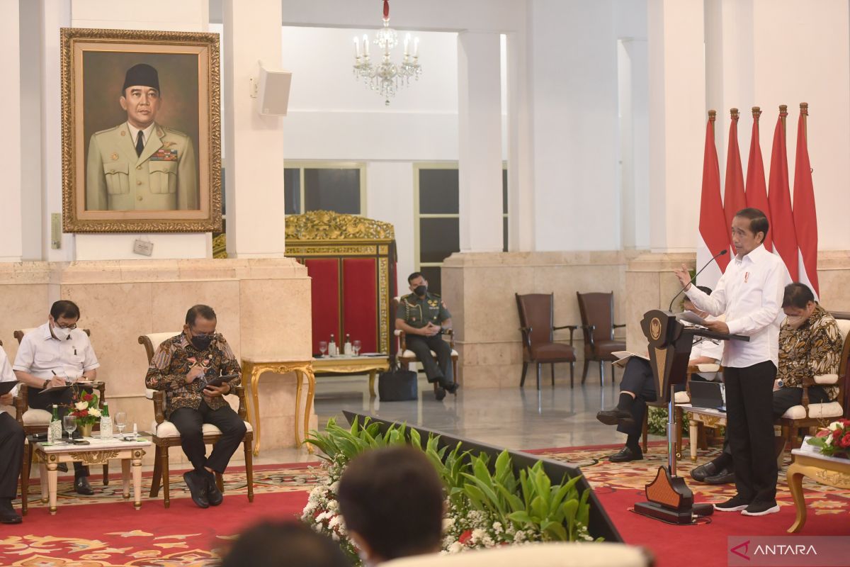 Turn looming food crisis into opportunity, Jokowi tells his ministers