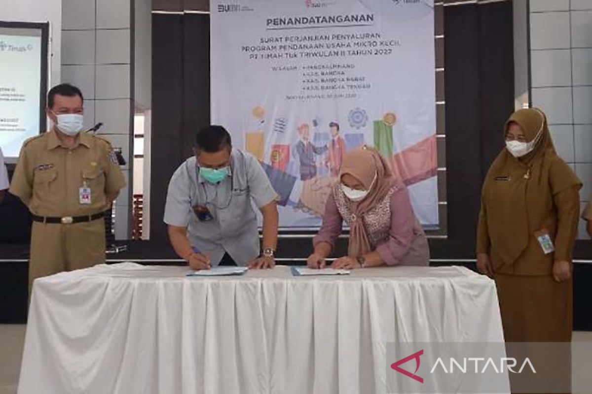 PT Timah salurkan Rp1,2 miliar bantu 27 UMKM Babel