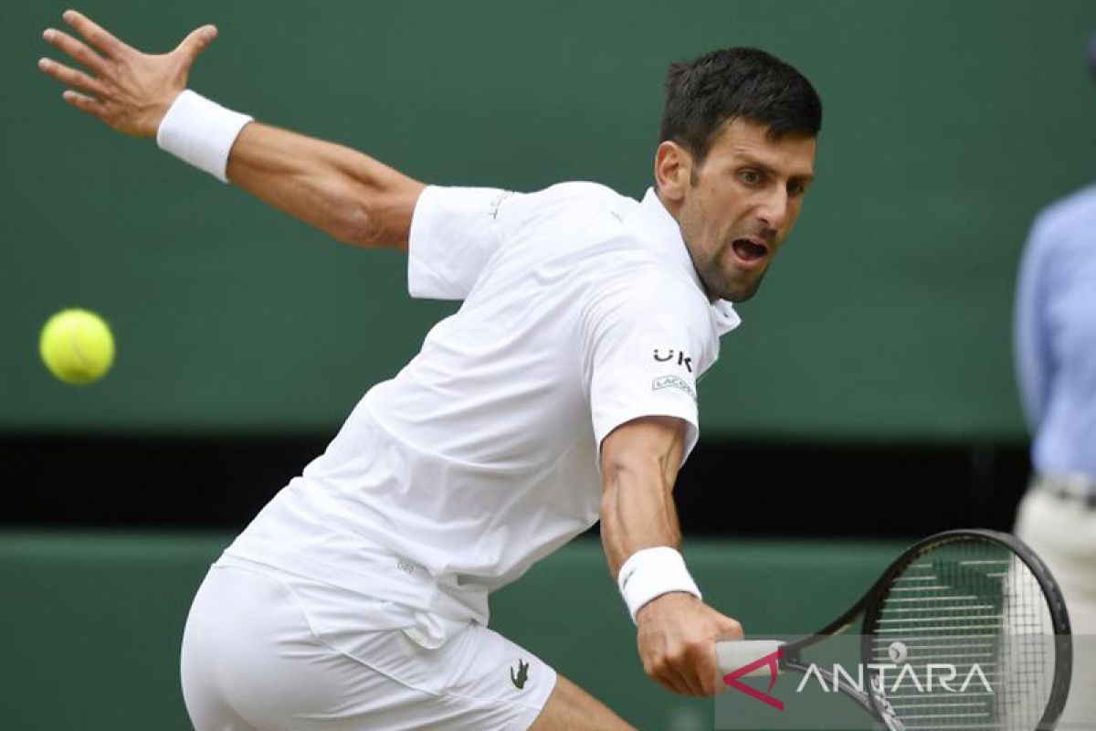 Djokovic jadi unggulan teratas Wimbledon tanpa kehadiran Medvedev