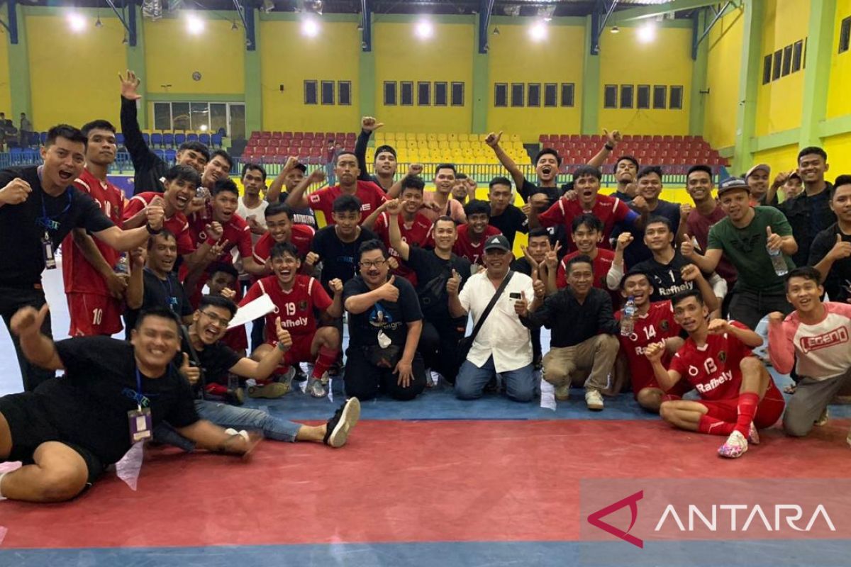 Wakil Sumbar di Liga Futsal Nusantara raih kemenangan perdana