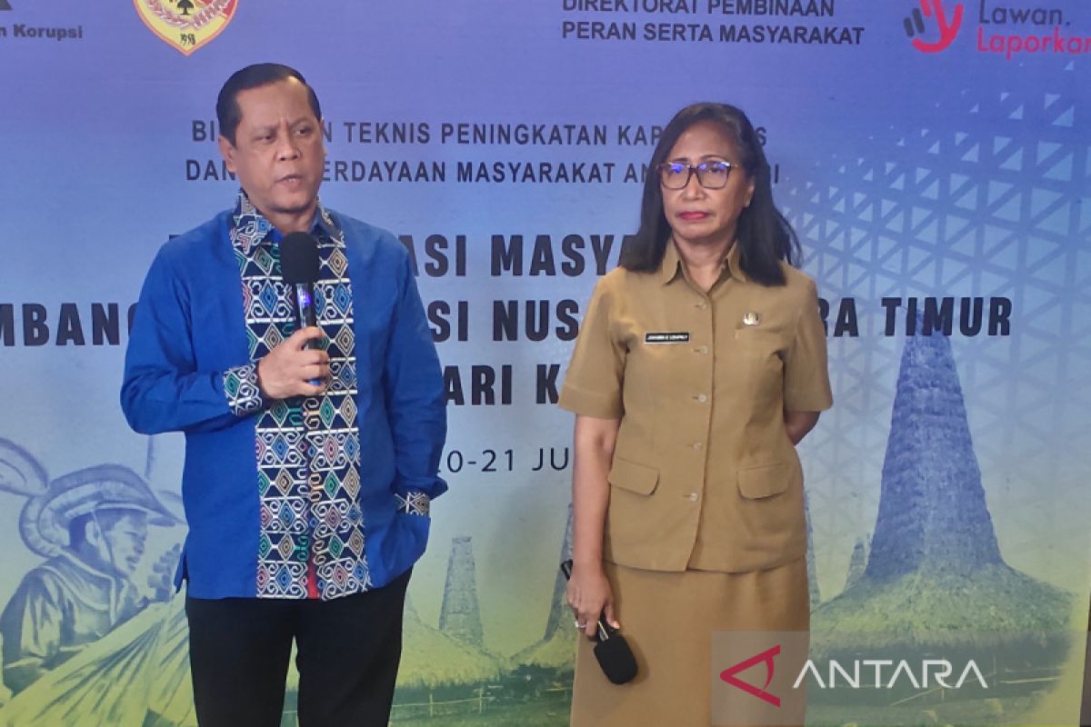 KPK dorong kada di NTT masukkan kurikulum antikorupsi di sekolah