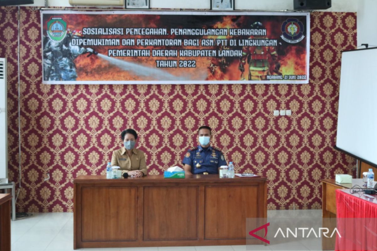 Pemerintah Kabupaten Landak ASN terkait pencegahan kebakaran