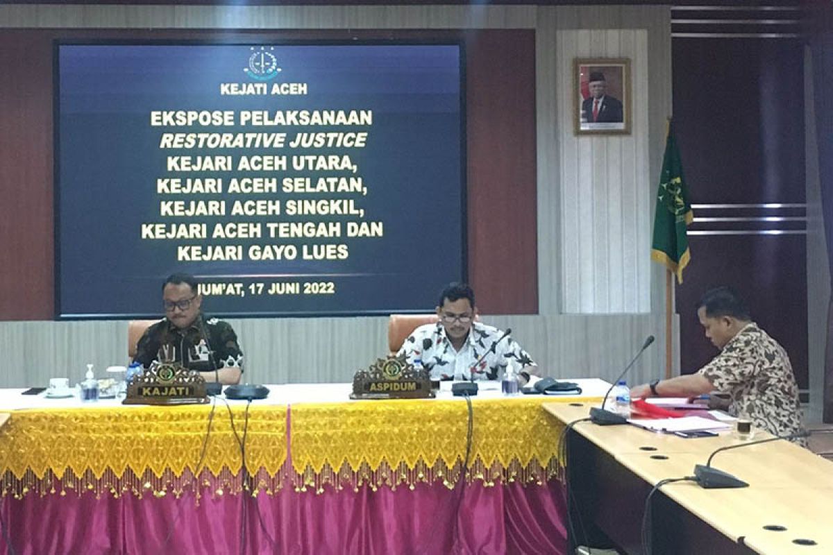 Jampidum setujui penghentian enam perkara di Aceh