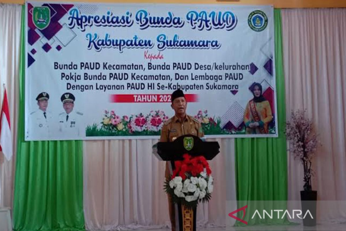 Bupati minta PAUD di Sukamara dikembangkan secara holistik integratif