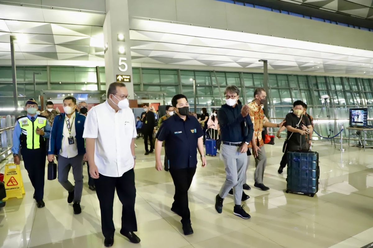 Menteri BUMN menjajal penerbangan perdana Pelita Air Jakarta-Yogyakarta