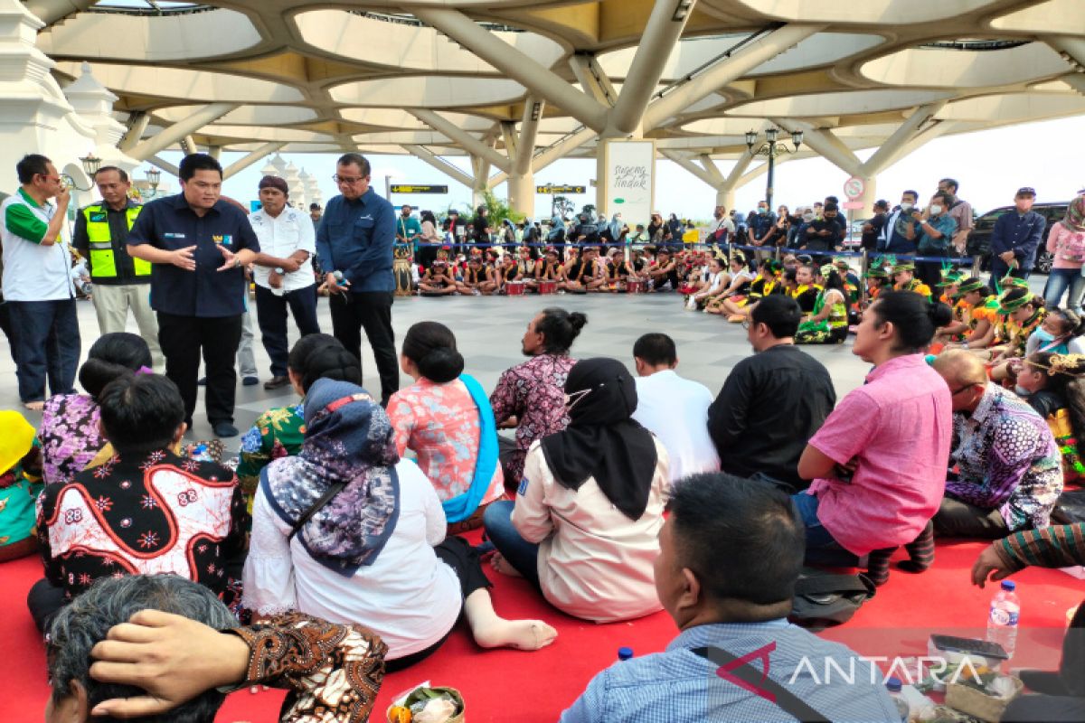 Erick Thohir minta Bandara YIA gelar festival budaya satu minggu dua kali