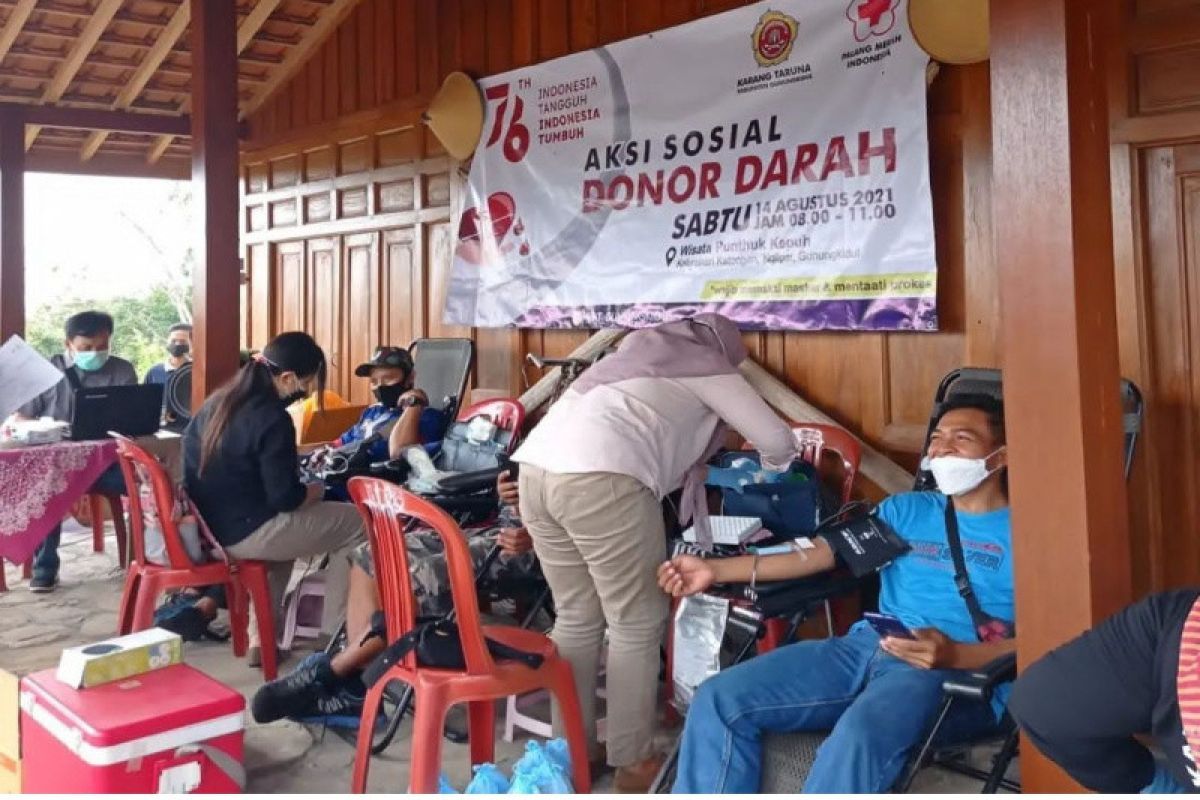 PMI Gunung Kidul mencatat stok darah Januari-Mei 2.799 kantong