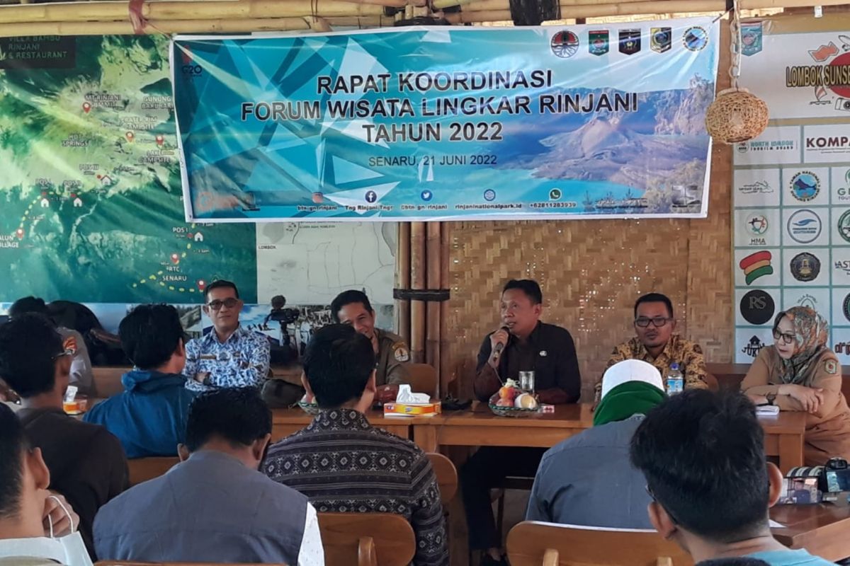 BTNGR rapat koordinasi bersama Forum Wisata Lingkar Rinjani