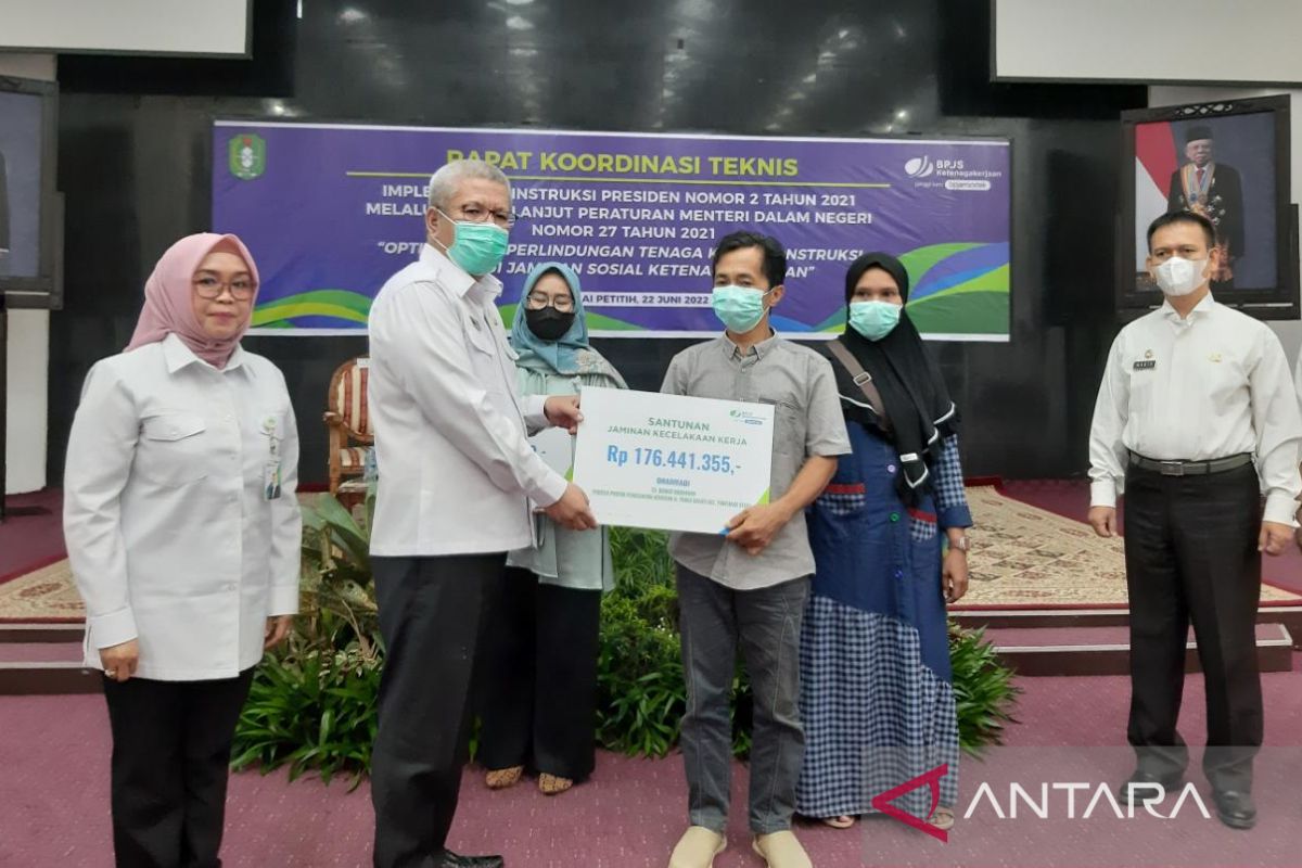 BPJAMSOSTEK lindungi pekerja konstruksi di kegiatan APBD Kalbar