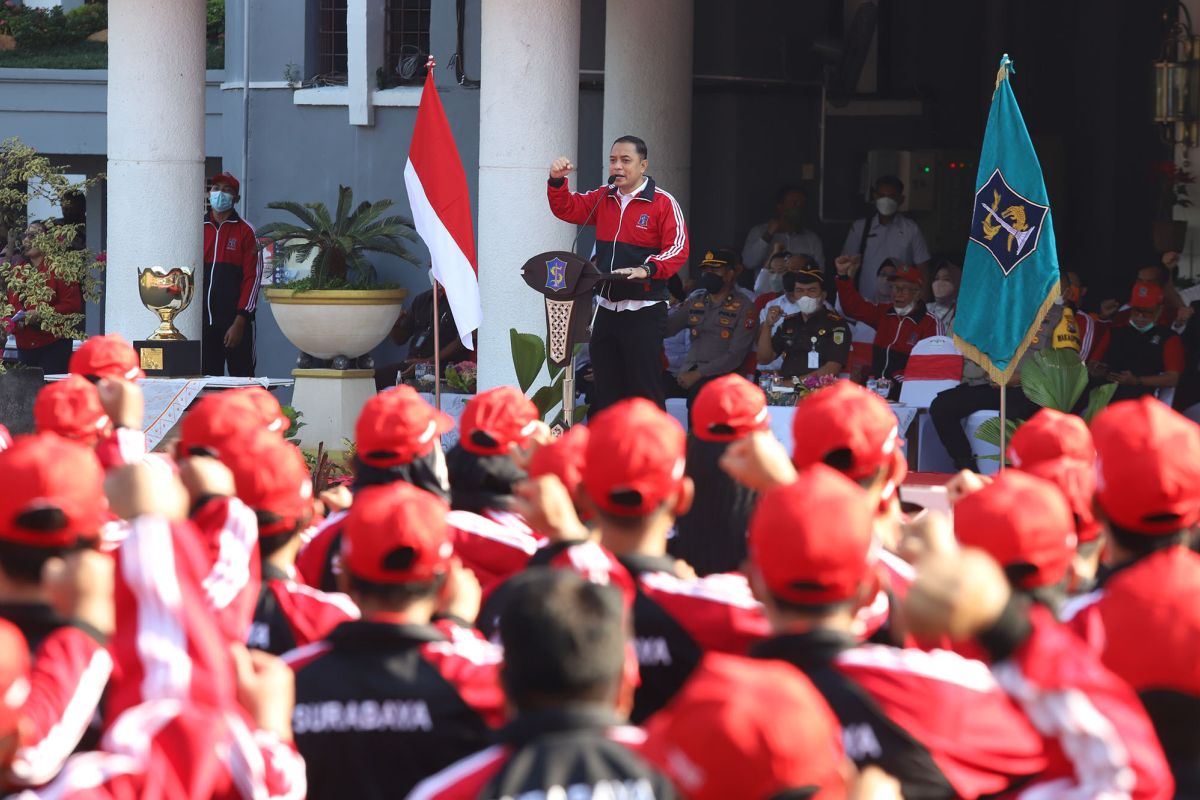 Eri Cahyadi lepas 794 atlet Surabaya untuk ikuti Porprov Jatim 2022