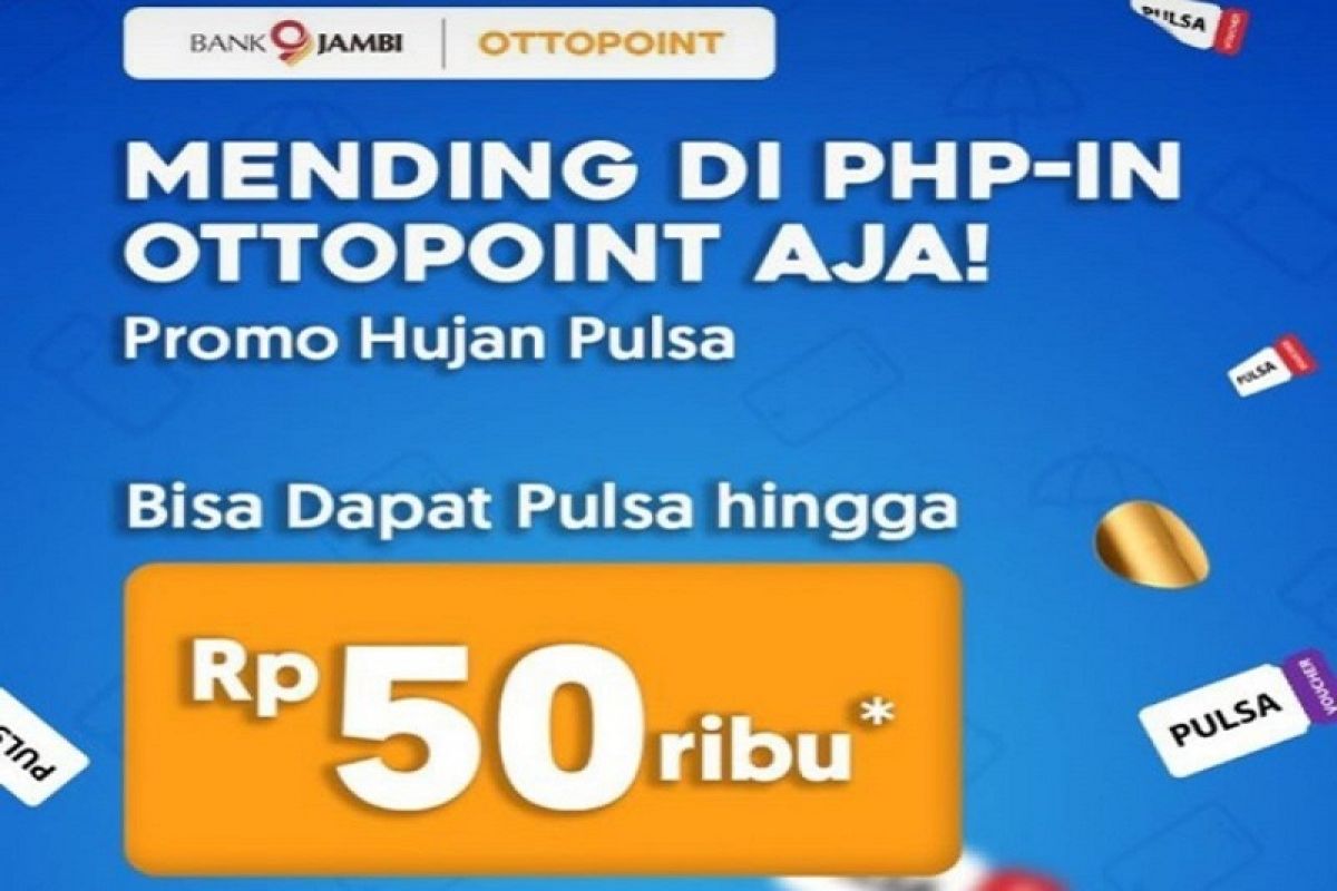 Bank Jambi gandeng Ottopoint promo hujan pulsa