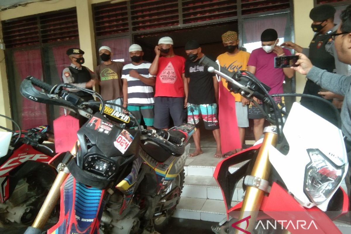 Polresta Kendari tangkap sindikat pelaku curanmor spesialis trail