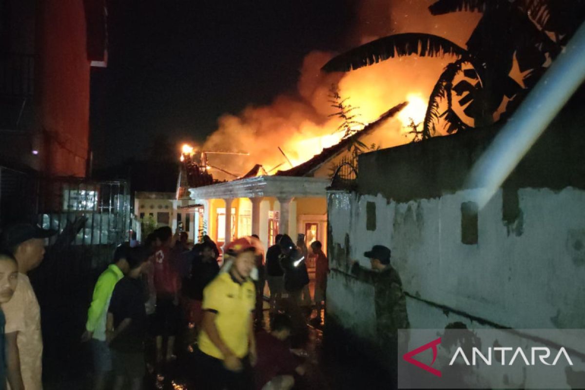 Satu rumah terbakar di Jalan Ogan Palembang, tidak ada korban jiwa